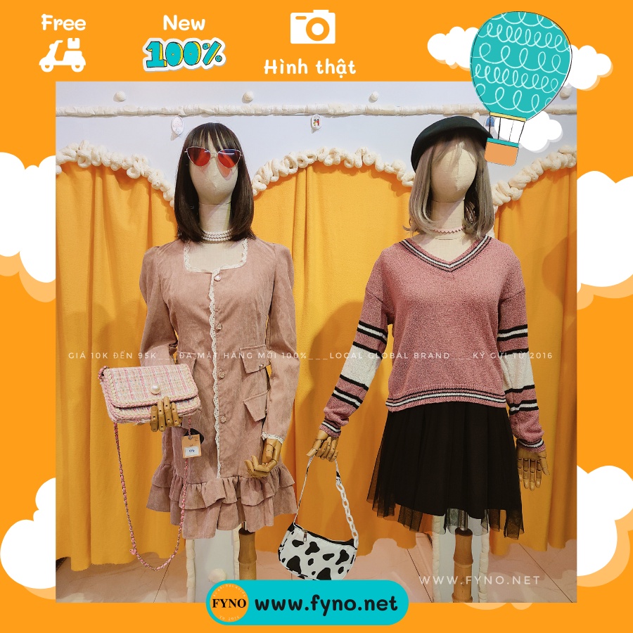 Đầm đen body khoét vai tay dài hoa thắt dây yếm lưới nude kim tuyến babydoll xám đỏ tay phồng vàng hoa nhí tay phồng