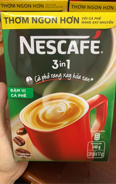 Cà Phê Sữa Hoà Tan Nescafe' Hộp 20 Gói x 17g