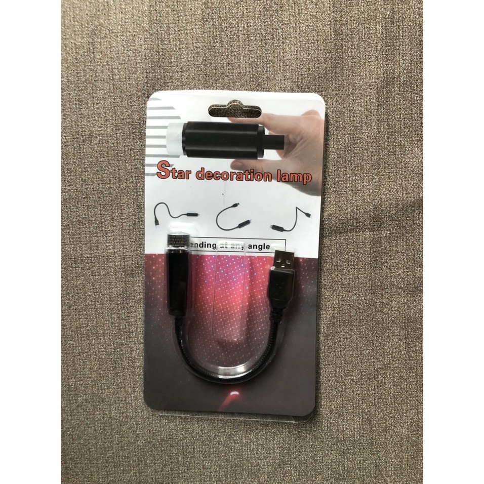 Đèn trang trí laser 5V có thể sử dụng trong phòng khách hoặc trên xe oto sử dụng điện 5V an toàn