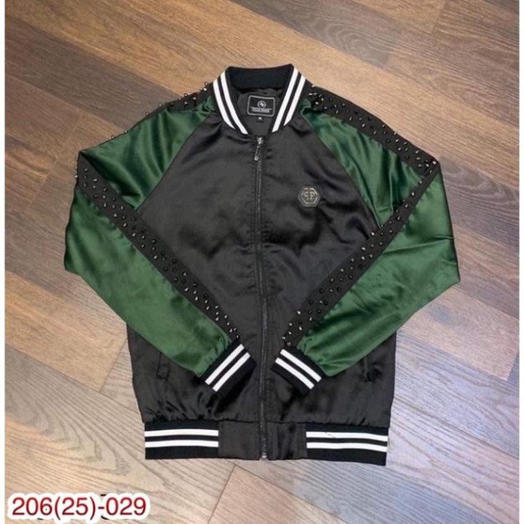 Áo khoác bomber nam Philiplein đính đá cao cấp chắc chắn chuẩn đường kim mũi chỉ ảnh thật 100%
