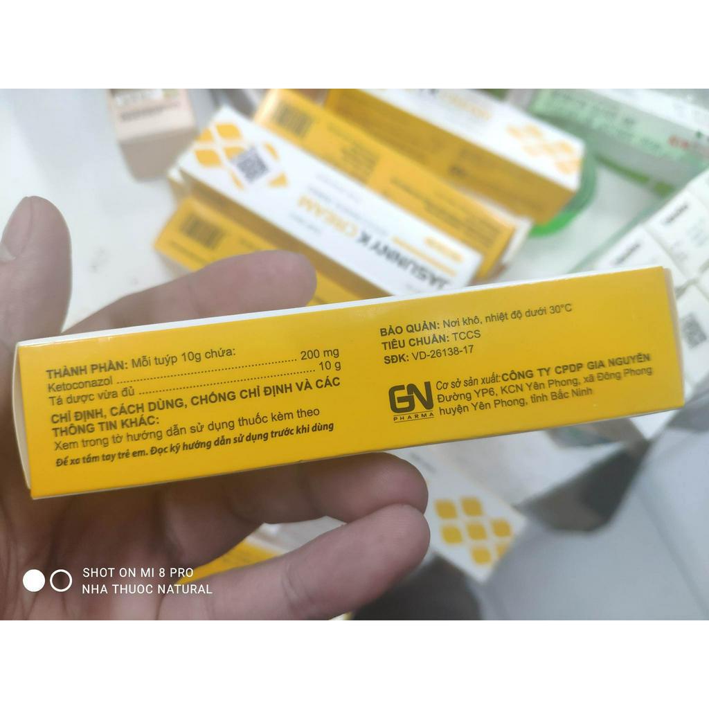 Kem Bôi Nấm Lang Ben,Lác Nấm Kẻ tay + Chân Jasunny K Ketõconazol 200mg tube 10g