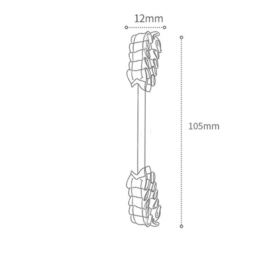 Que tưa lưỡi, rơ lưỡi V-coool, hộp 30 que - HT024