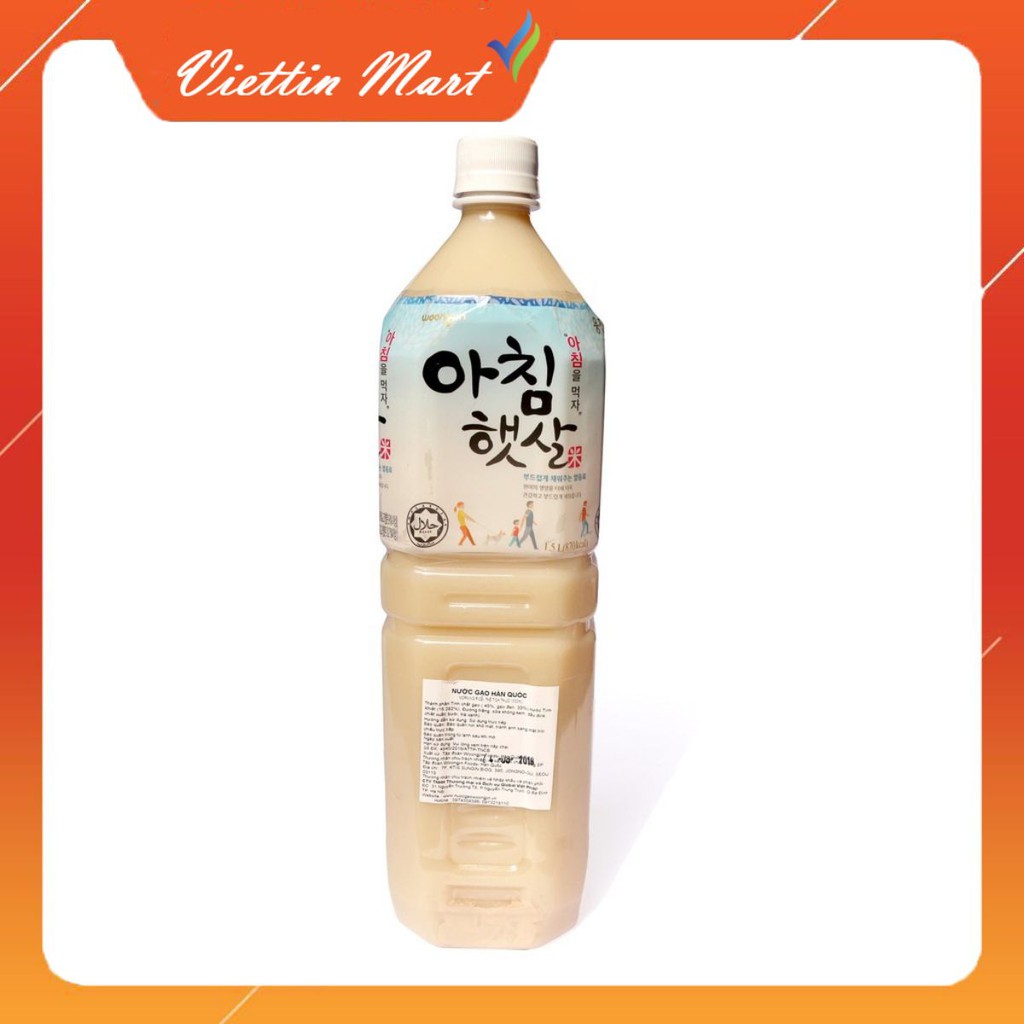 Chai 1.5 lít Nước gạo woongjin Hàn Quốc