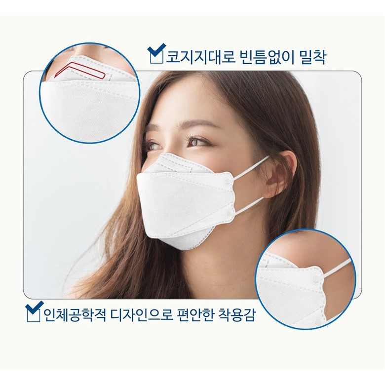 Set 50 Chiếc Khẩu Trang KF94 DC MASK 4 Lớp Công Nghệ Hàn Quốc Cao Cấp DC50 .