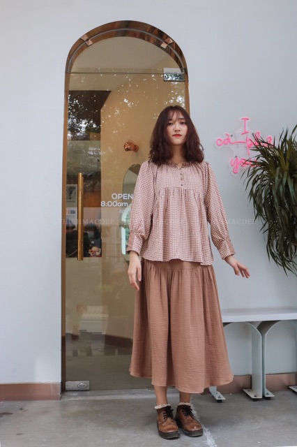 Áo Lady chất liệu Xô Cotton