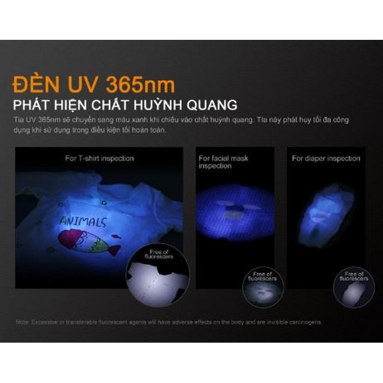 Đèn uv làm khô sơn móng tay soi phát hiện tiền, tem chống hàng giả, hàng loại 1 nhôm cao cấp