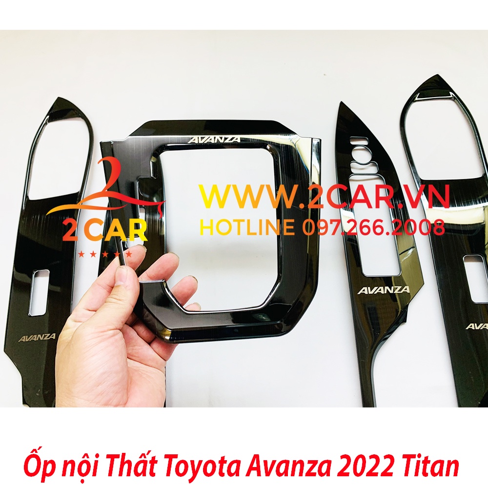 Ốp nội thất  xe Toyota Avanza 2022 2023 chất liệu Titan Cao cấp