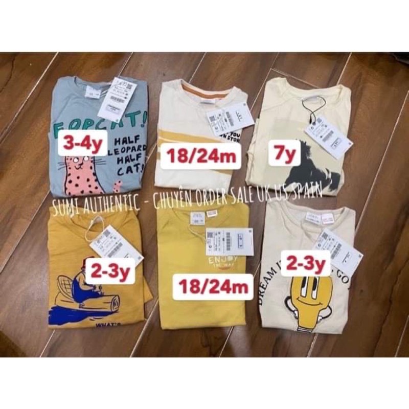 Áo thun Kid Zara vợt sale