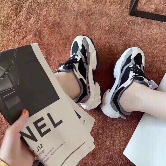 giày thể thao pha màu mẫu mới siêu hot 2019-23