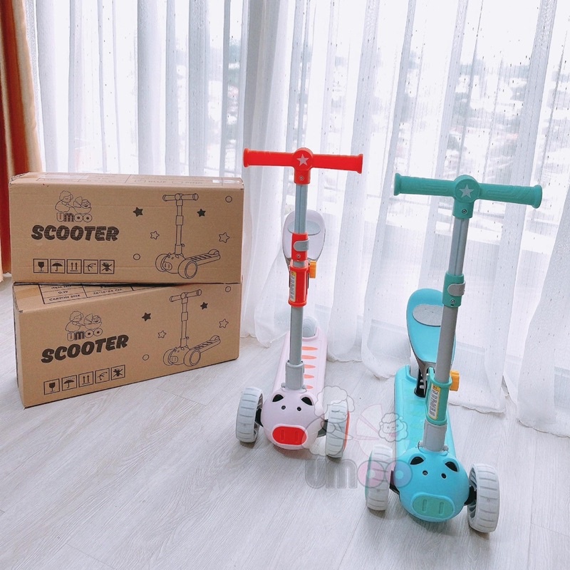 Xe Scooter Heo Umoo cho bé cho bé tập vận động thô