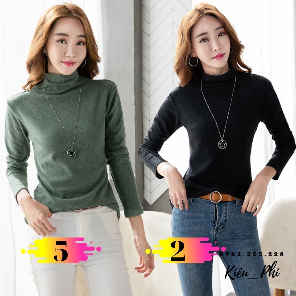 Áo giữ nhiệt monte đủ 6 màu Hàng TQXK xuất xịn túi zip - áo thun dài tay siêu mềm mịn cổ lọ chuẩn loại 1