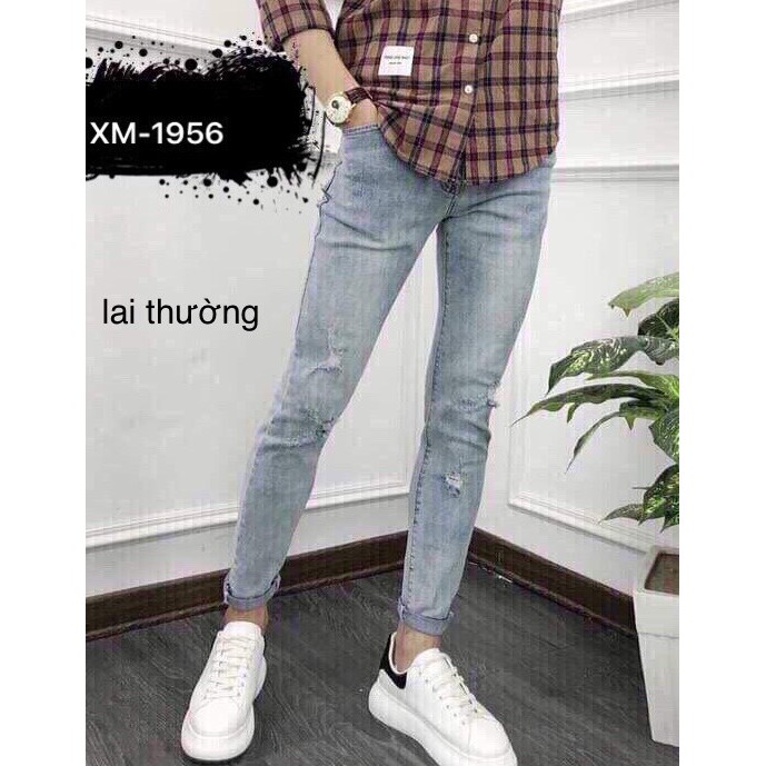 Quần jean nam rách kiểu 1956