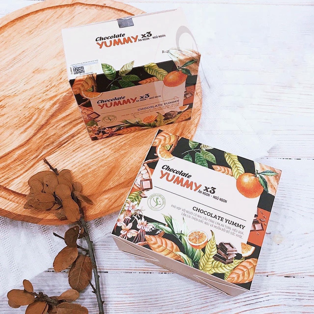 Kẹo Tăng Cân Chocolate Yummy X3 Kẹo Socola Kích Thích Ăn Ngon Hỗ Trợ Tăng Cân