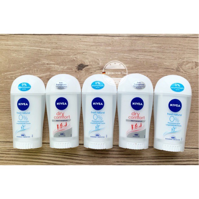 Sáp lăn khử mùi Nivea Hàng chuẩn Nội địa Đức Dry comfort 48h 40ml