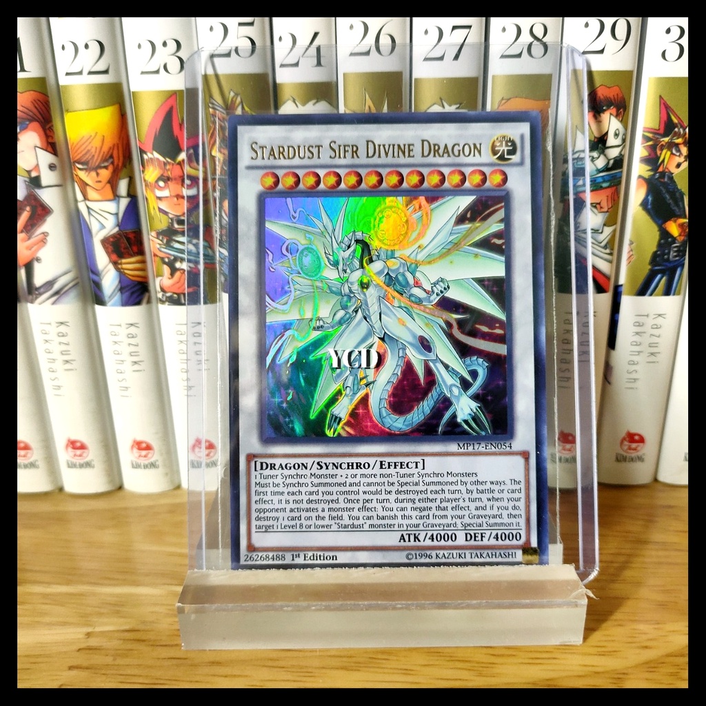 Thẻ bài Yugioh chính hãng  Stardust Sifr Divine Dragon – Ultra Rare