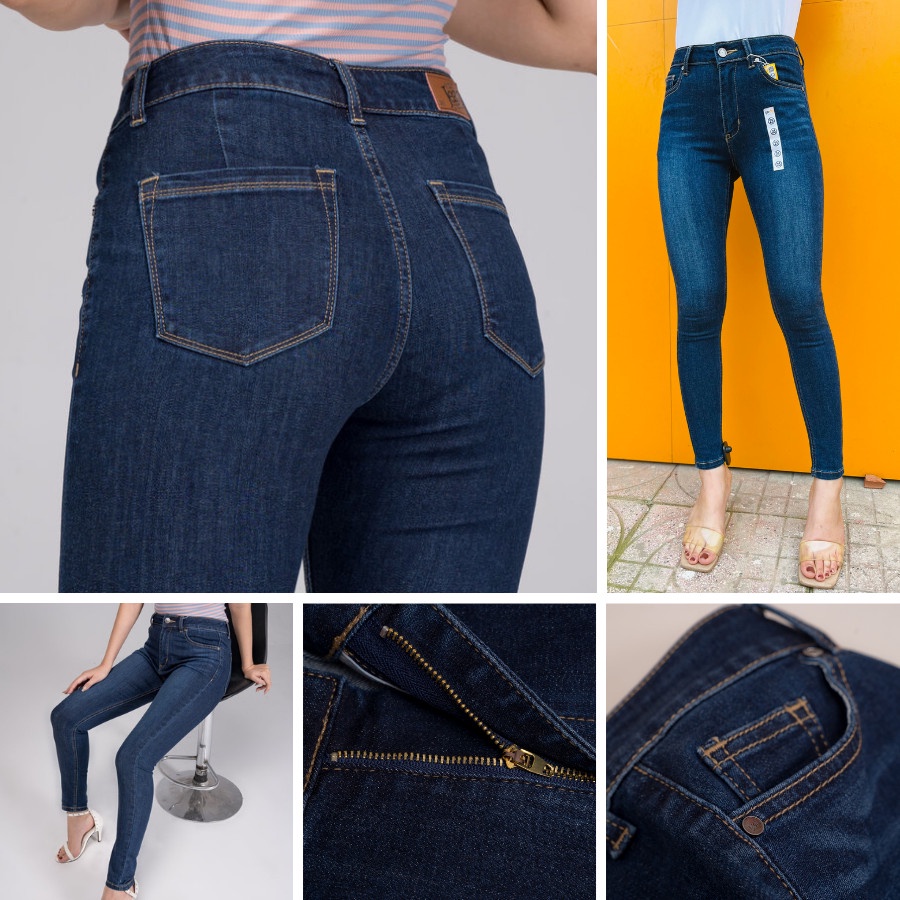 Quần Jean Nữ YODY, Quần Bò Nữ Lưng Thấp Dáng Skinny Giữ Form Co Giãn Tốt Cao Cấp QJN3102