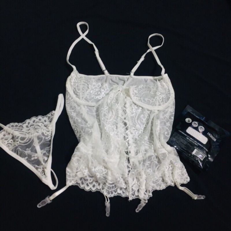 (HOT - Che tên sp) Bộ đồ lót ren xuyên thấu gợi cảm cho bạn gái