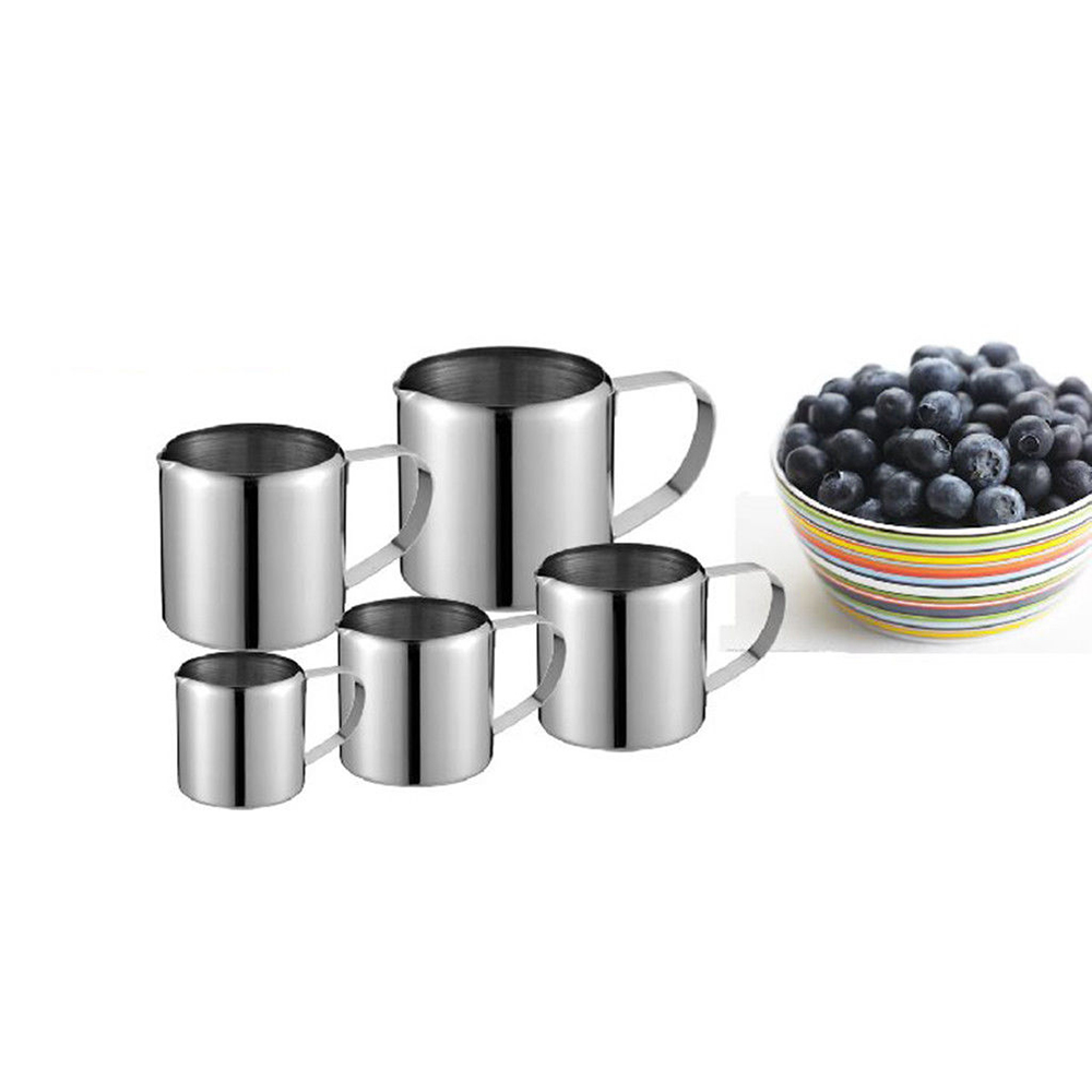 Cốc rót bọt sữa pha cà phê latte bằng thép không gỉ siêu bền tiện dụng