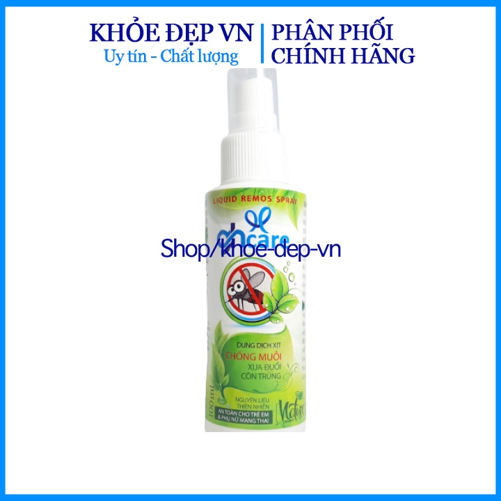 Dung dịch xịt chống muỗi Remos spray Ghcare 100ml