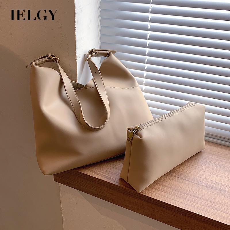 Túi Xách Da PU Sức Chứa Lớn Phong Cách Cổ Điển