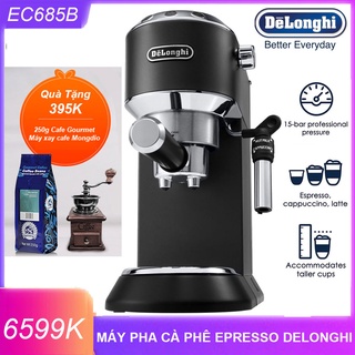 Quà tặng 395k -máy pha cà phê delonghi ec685 - 4 màu máy pha cà phê mini gia đình áp suất 15bar