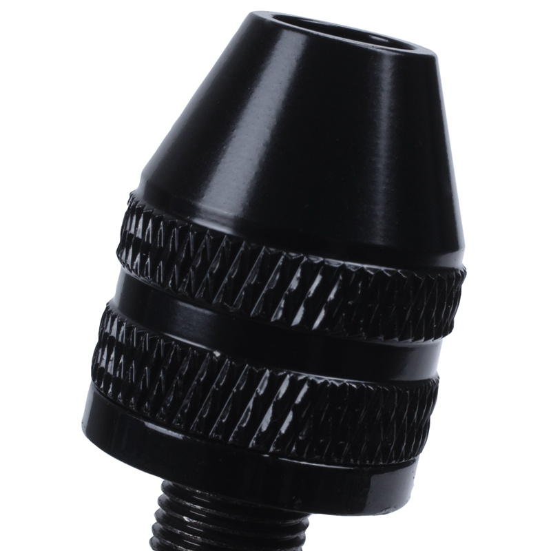 Đầu Kẹp Mũi Khoan 0.3-3.6mm Chuôi Lục 1 / 4 &quot;Màu Đen