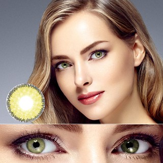 (Hàng Mới Về) 1 Cặp Kính Áp Tròng Màu Nâu / Xanh Dương / Xanh Dương / Xám Dành Cho Nam Và Nữ