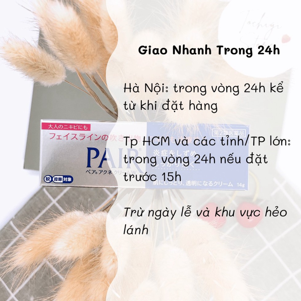 Kem ngừa mụn Pair Acne W Cream Nhật Bản