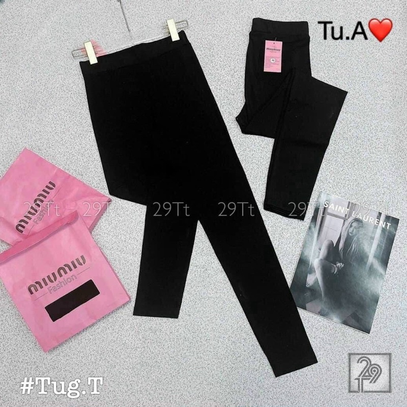 Quần legging miumiu full hộp chất đẹp