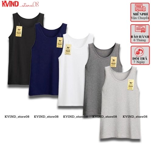 Áo thun ba lỗ nam - 3 lỗ sát nách tanktop tập gym thể thao - Vải cotton thoáng mát co giãn hút mồ hôi-Kvind_store08