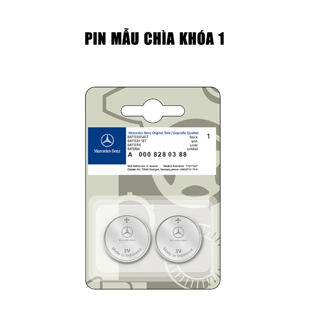 Pin chìa khóa ô tô Mercedes S450 4MATIC Coupe chính hãng Mercedes sản xuất tại Indonesia 3V Panasonic