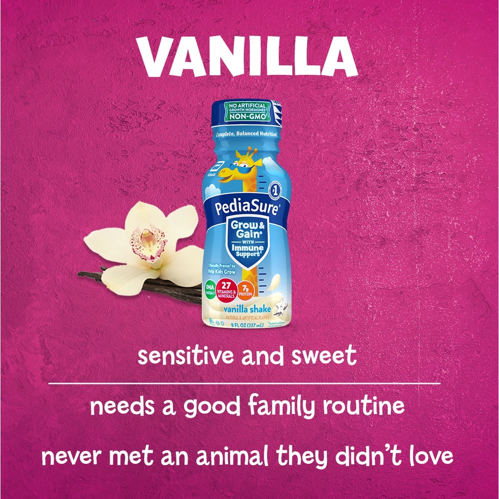 [LẺ 1 CHAI] [DHA VANI] PEDIASURE NƯỚC GROW&amp;GAIN SHAKE VANI 237ML DATE MỚI (HÀNG CHUẨN USA)