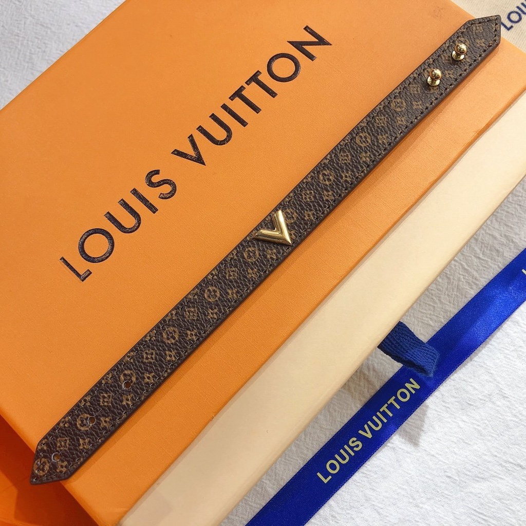 LOUIS VUITTON Vòng Tay Lv Chất Liệu Thép Titan
