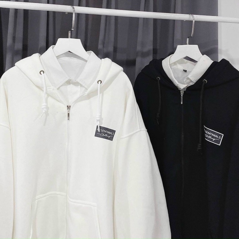 Ao Khoác Hoodies Chữ Cái Nhiều Màu Nỉ Unisex Nam Nữ Form Rộng Phong Cách Ulzzang