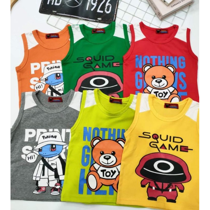 Bộ sát nách quần đùi thun cotton 4 chiều (size nhỡ)