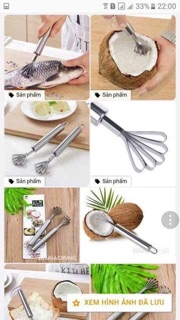DỤNG CỤ NẠO DỪA ĐÁNH VẢY CÁ