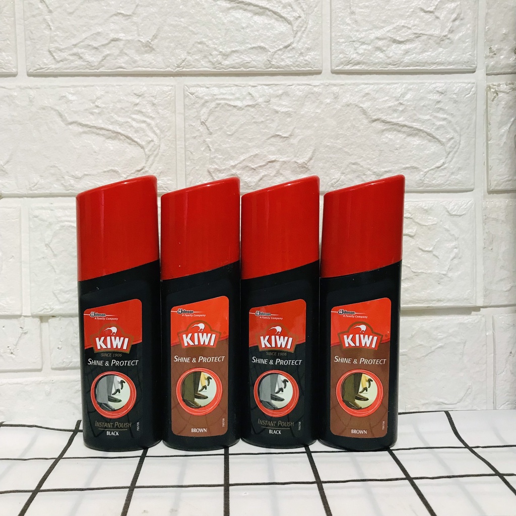 Xi Nước Đánh Giày KIWI Màu Đen/ Nâu 75ml