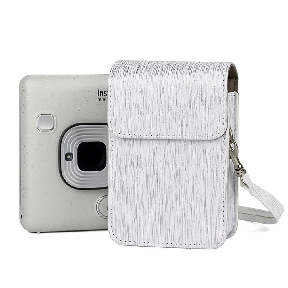 CNE Streamer Brushed Sleeve Shoulder Case For Fujifilm Instax Mini Liplay PU Leather Camera Bags