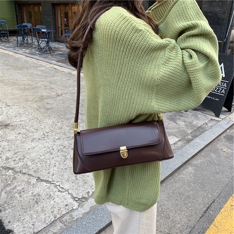 IELGY Túi đeo dưới cánh tay Thời Trang Đơn Giản Dành Cho Nữ