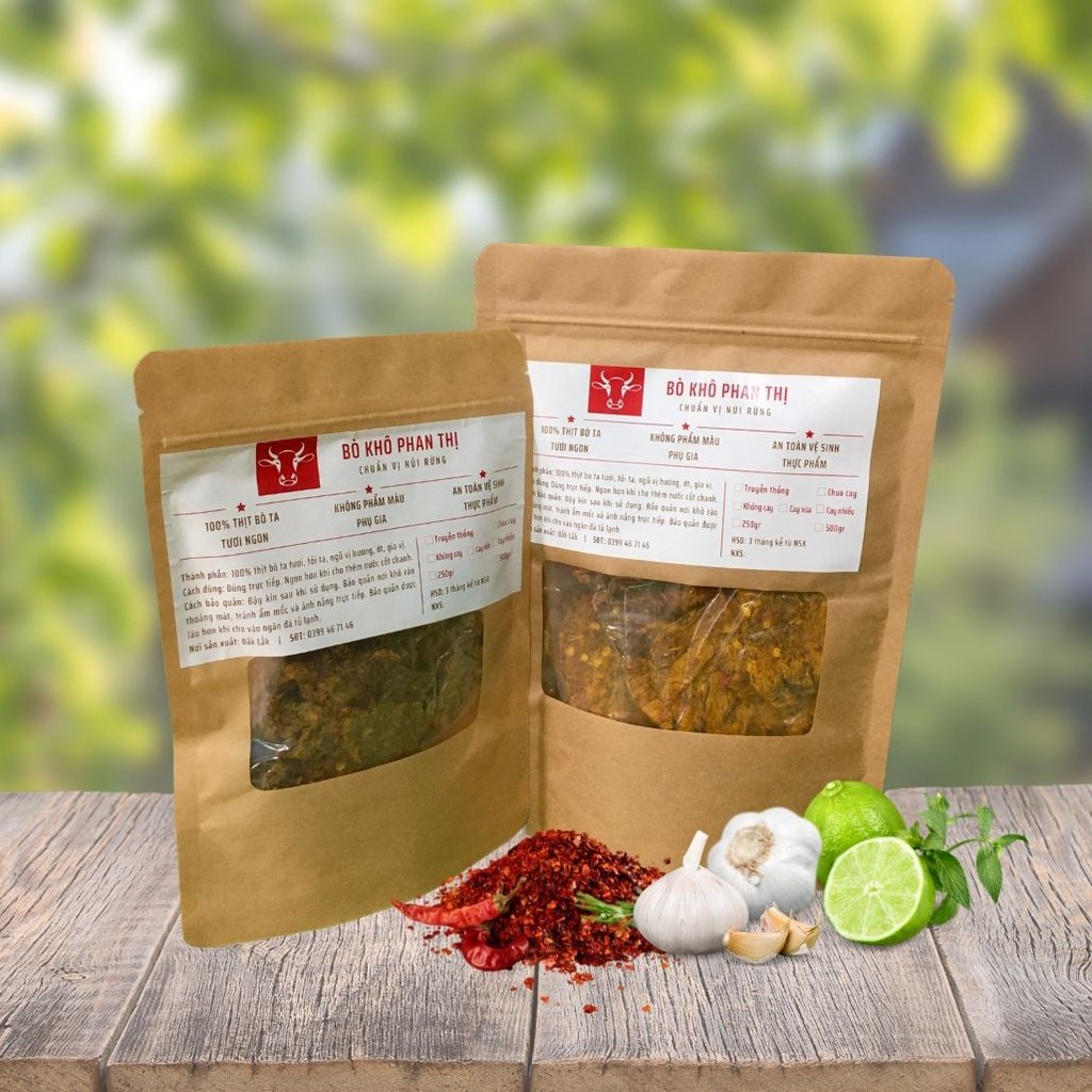 [100% BÒ TA TƯƠI] 100gr Bò Khô Miếng ngọt thơm tự nhiên - Chuẩn vị núi rừng | BigBuy360 - bigbuy360.vn