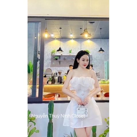 Váy Tafta Pha Bèo Ngực Mã TK5