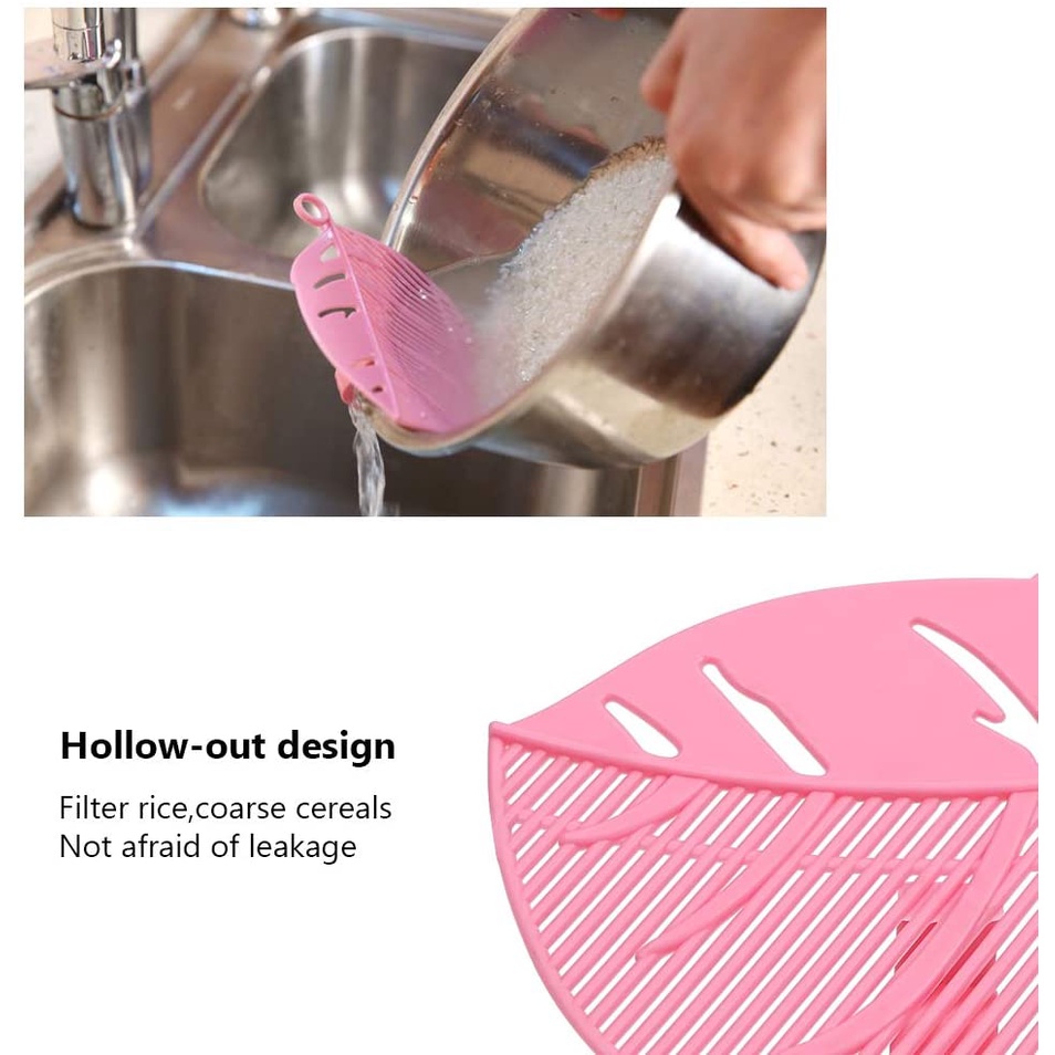 Miếng lọc thực phẩm ANAEAT cho vo gạo/ rửa rau hình chiếc lá