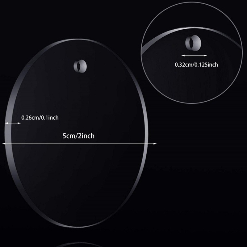 Mojito Móc Chìa Khóa Acrylic Trơn Dùng Làm Quà Tặng Valentine