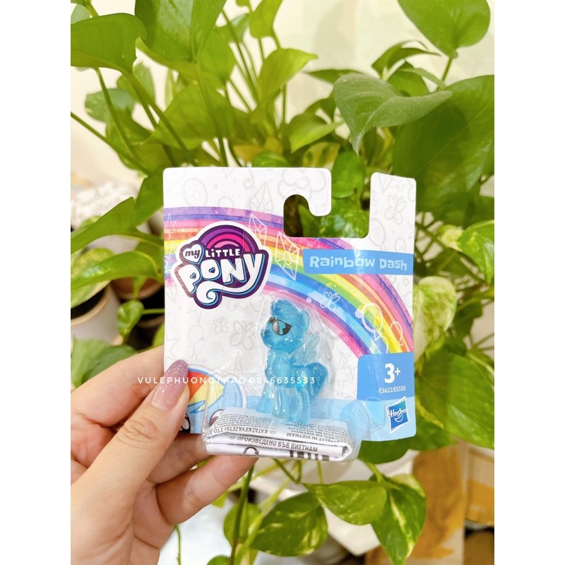 Set 4 ngựa Pony phát sáng dưới đèn Flash