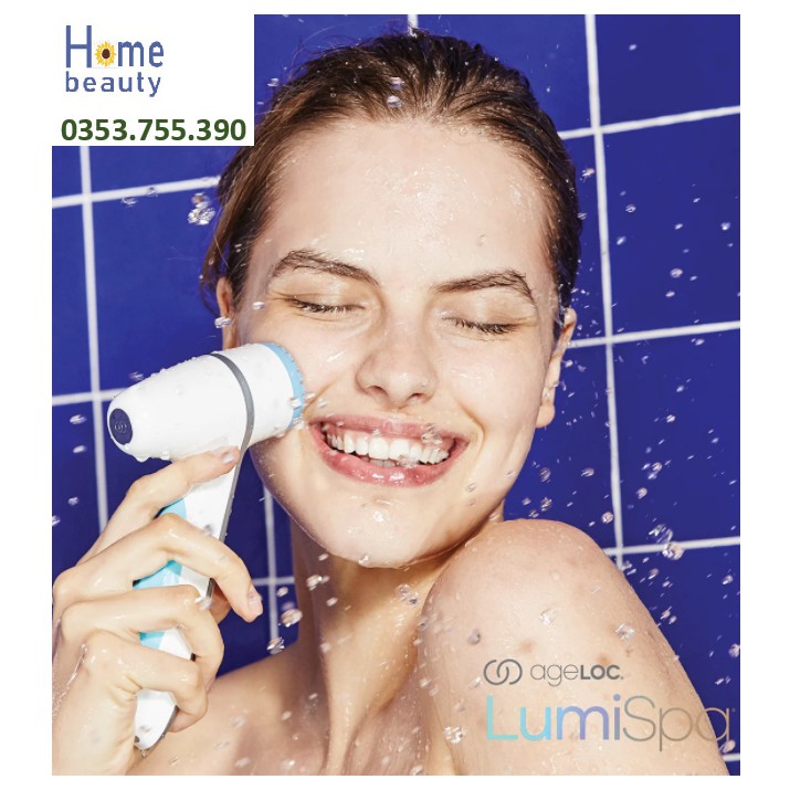 Máy Rửa Mặt Và Đầu Chăm Sóc Da ageLOC LumiSpa