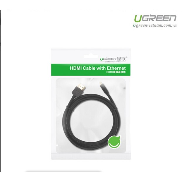 Cáp Micro HDMI to HDMI dài 3m chính hãng Ugreen UG-30104 cao cấp