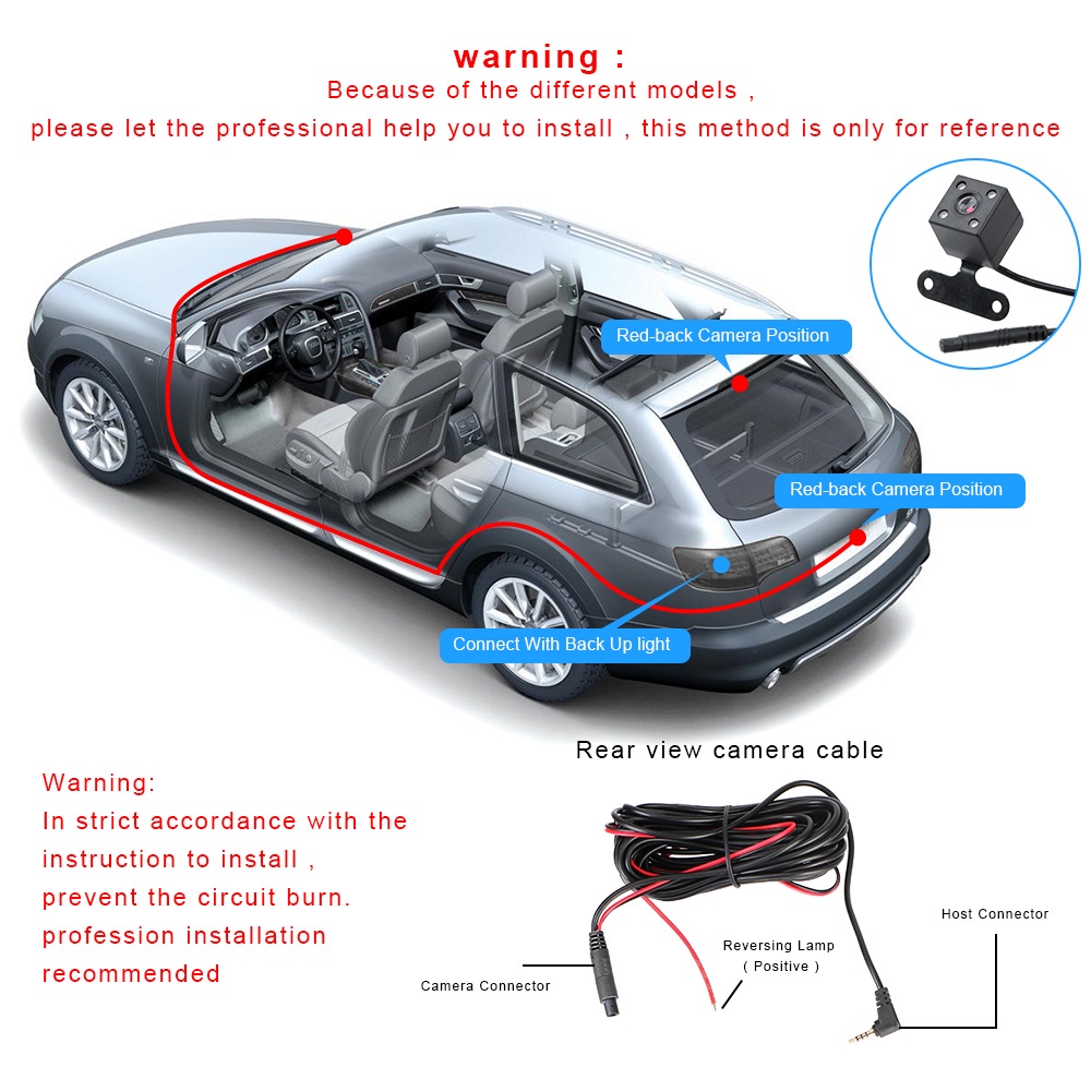 Camera hành trình cảm ứng 4" HD 1080P cho xe hơi | BigBuy360 - bigbuy360.vn