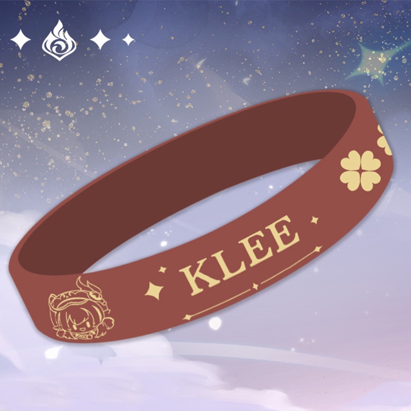 Vòng Tay Silicon Hóa Trang Game Genshin Impact Xiao Zhongli Keqing Hutao