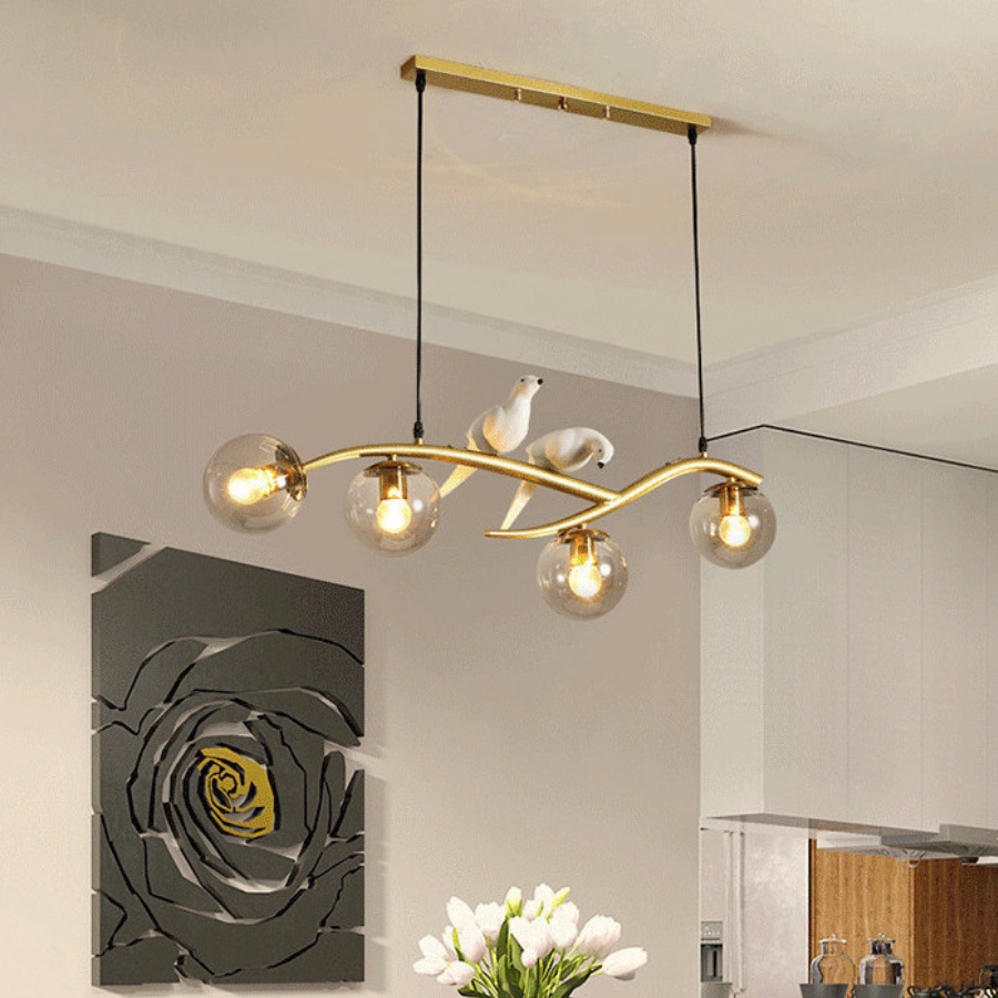 Đèn thả con chim hiện đại dùng trang trí phòng ăn,nhà hàng,dải quán Bar