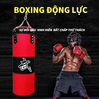 Bao cát đấm bốc túi cát da PU dụng cụ tập boxing quyền anh tại nhà gym đấm bốc quyền a